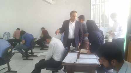 بازدیدریاست دانشگاه جامع علمی کاربردی واحد فارس از روند برگزاری  امتحانات پایان نیمسال مراکز